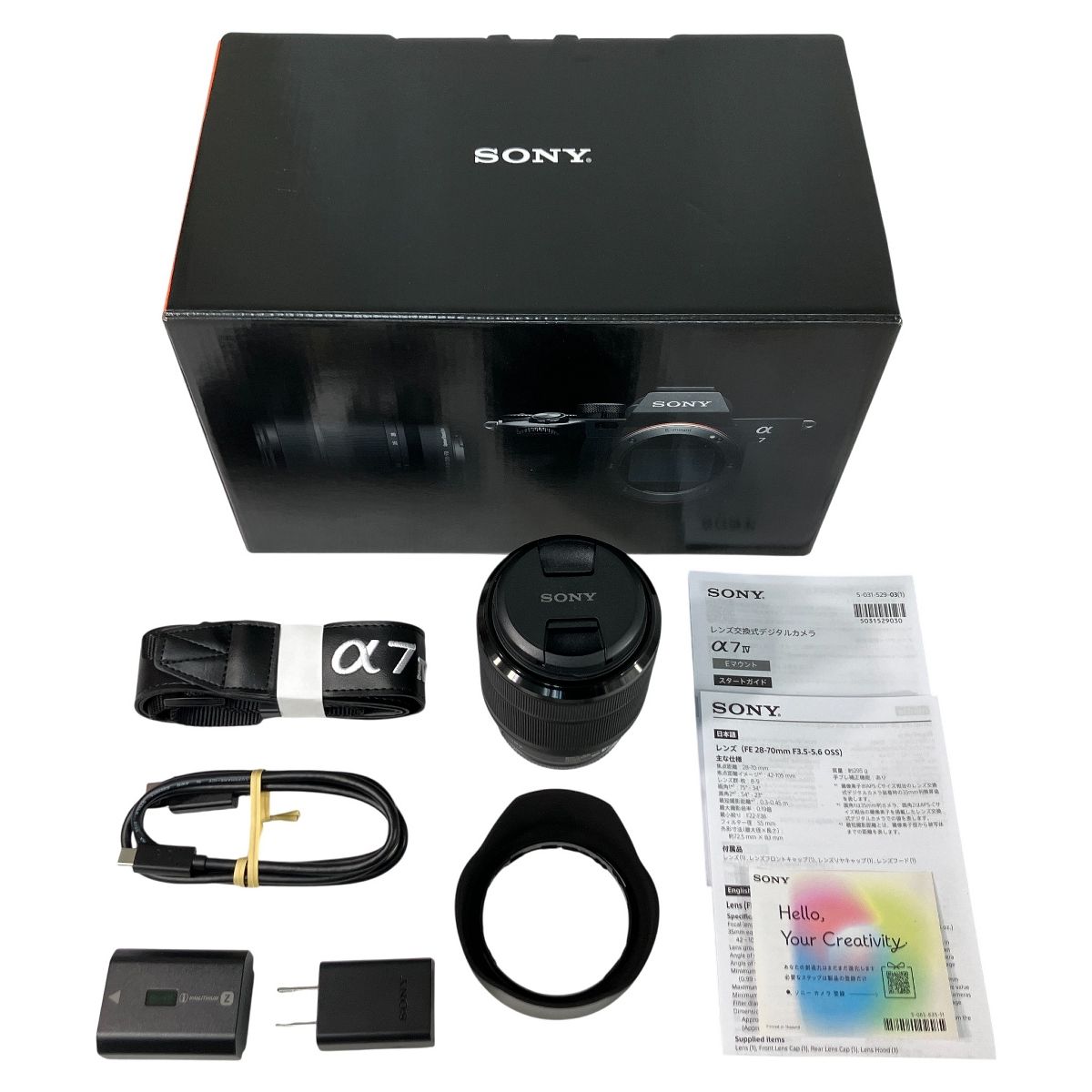 SONY ソニー α7IV ILCE-7M4K ミラーレス一眼カメラ ズームレンズキット 撮影機器 N10609992