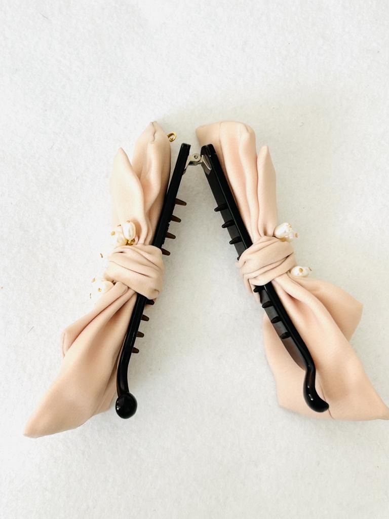 ☆Complex Biz コンプレックスビズ リボンバナナクリップ ベージュ