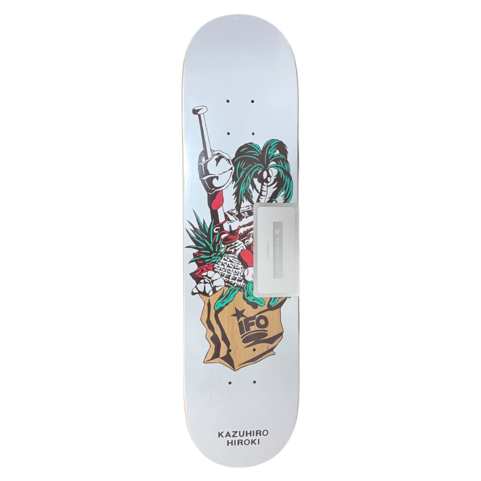 IFO SKATEBOARD × VERDY PAPER BAG KAZUHIRO HIROKI SKATEBOARD DECK ヴェルディ 廣木一浩 スケートボードデッキ
