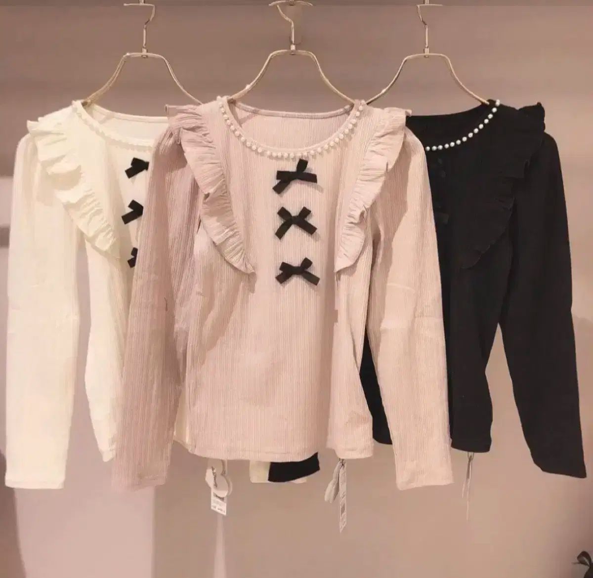 セットアップ ピンク