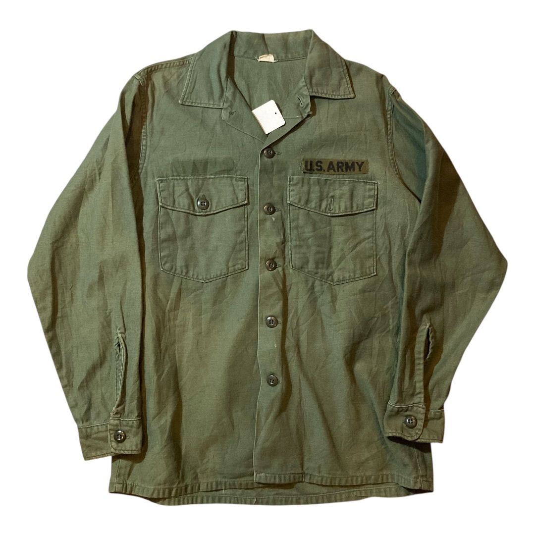 USARM OG 107 military shirt ユーエスアーミー OG107 ミリタリーシャツ ビンテージミリタリー D893