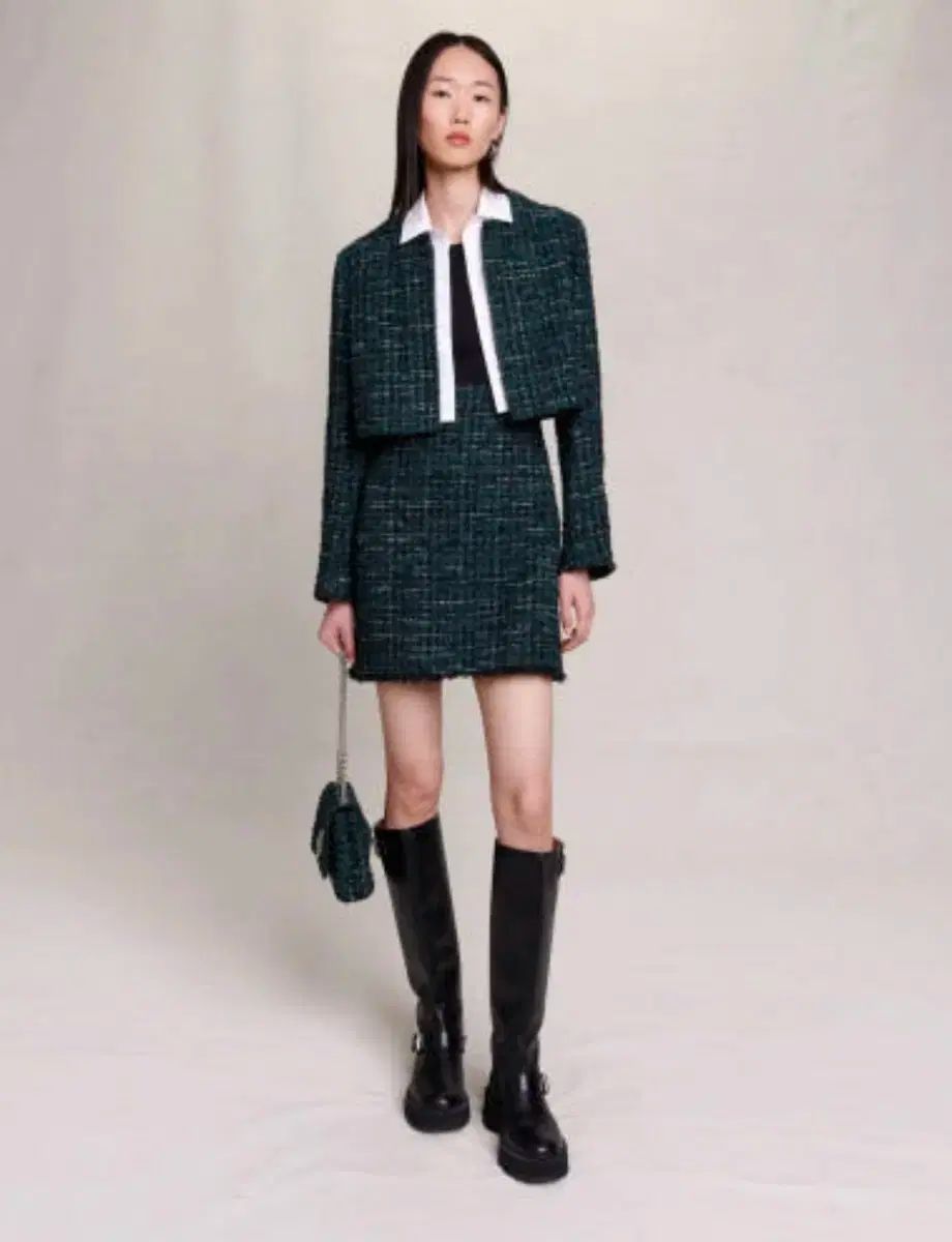 マージュ トゥインワン ツイード ONE PIECE 36