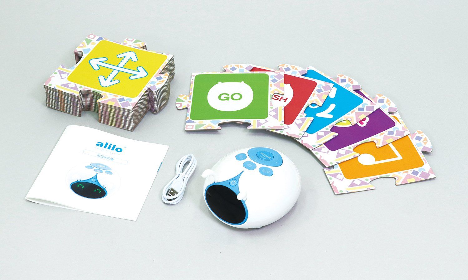 alilo アリロ 基本セット 85830 自宅学習 自学 自習 家庭 学習 勉強知育 プログラミングおもちゃ ３歳から ＳＴＥＭ教育 スマホ連動 おもちゃ賞エデュケーション部門優秀賞授賞 簡単に論理的思考を育める STEM おもちゃ プログラミング ロボッ