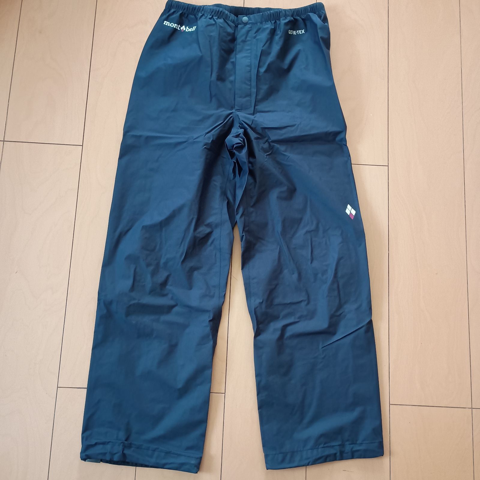 近年モデル モンベル トレントフライヤーパンツ レディース M-S GORE-TEX ゴアテックス montbell mont-bell 2254 レインパンツ レインウェア 黒 BLACK ブラック