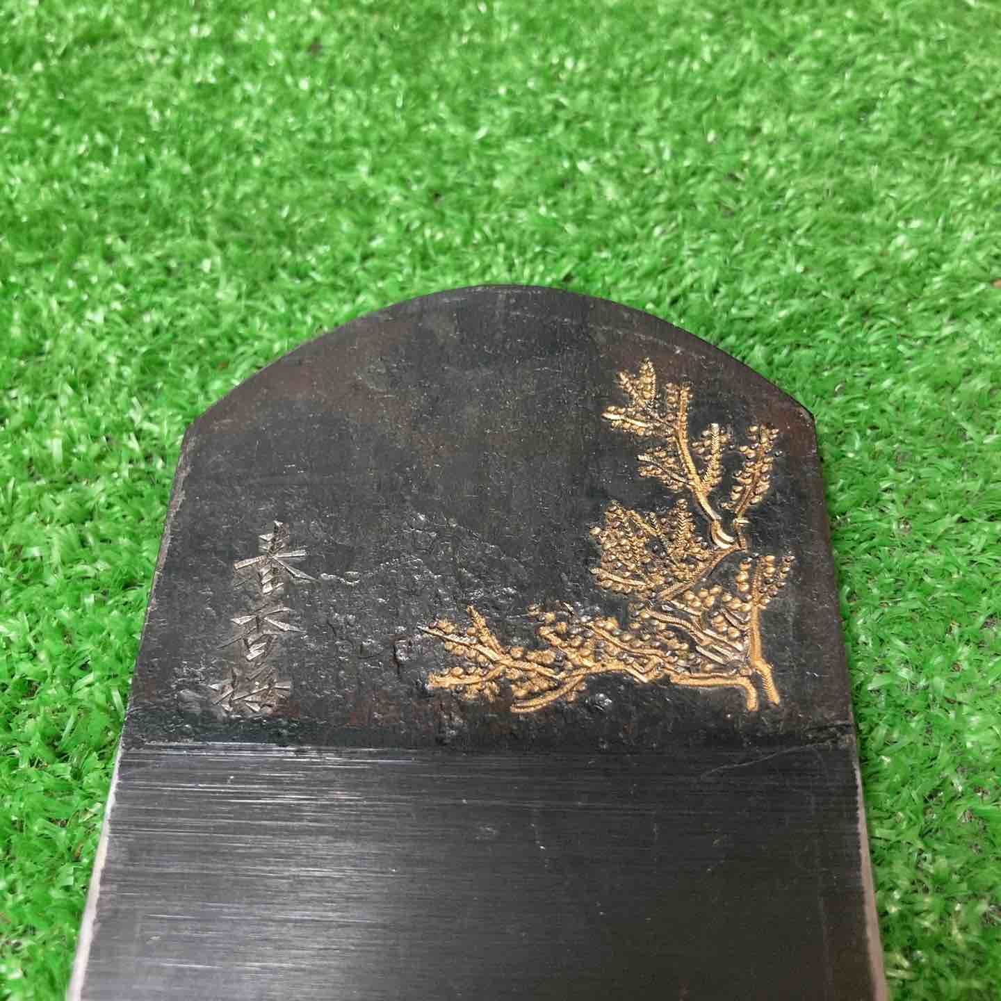 特殊彫金入り鉋 特殊サンドビック鍛造スウェーデン鋼