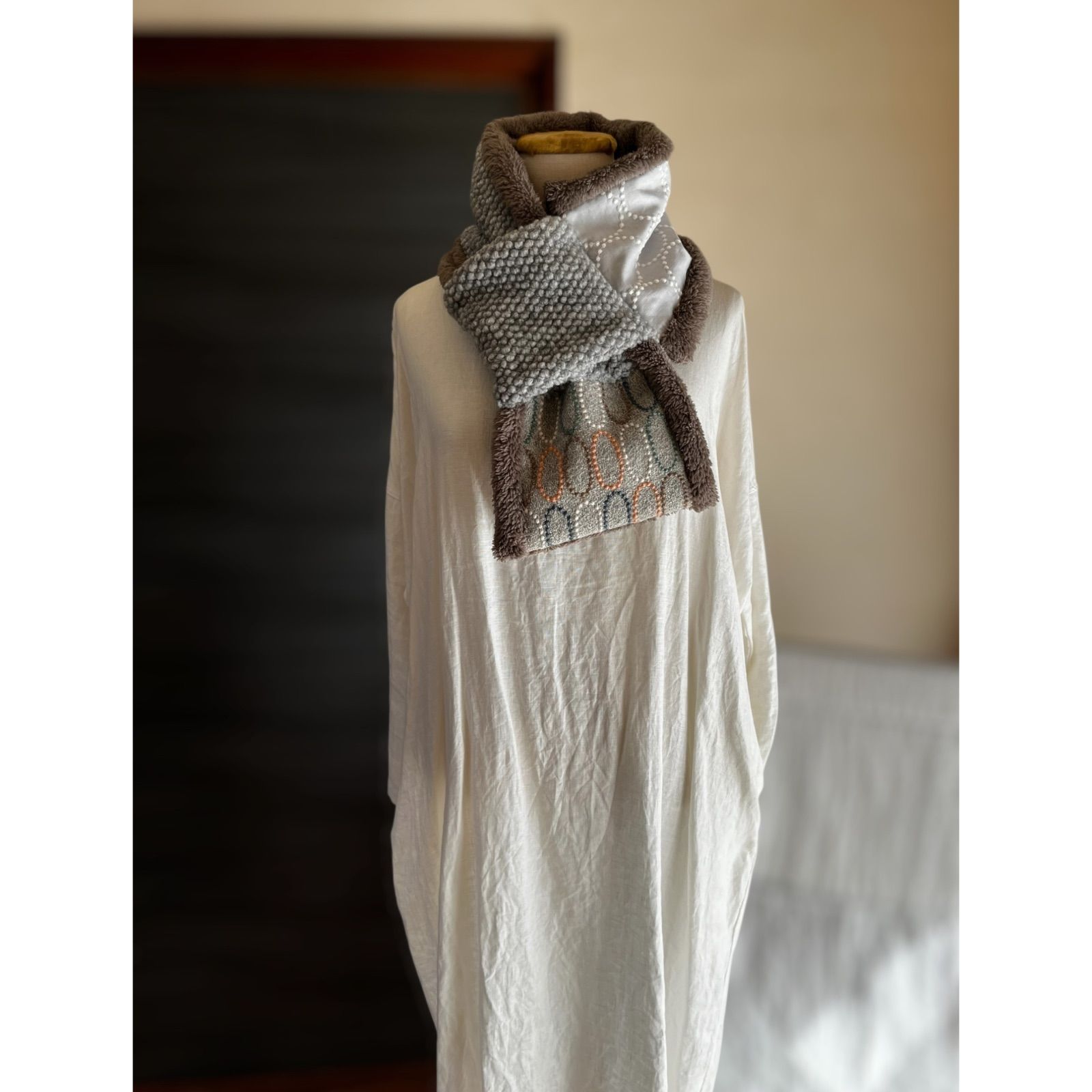 マフラータイプ】tarte・tambourineのネックウォーマー ミナペルホネン