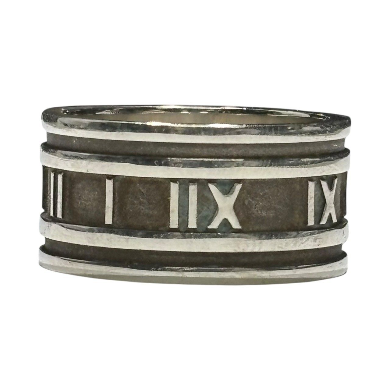 TIFFANY CO ティファニー Old Wide Atlas Ring ワイド アトラス リング シルバー