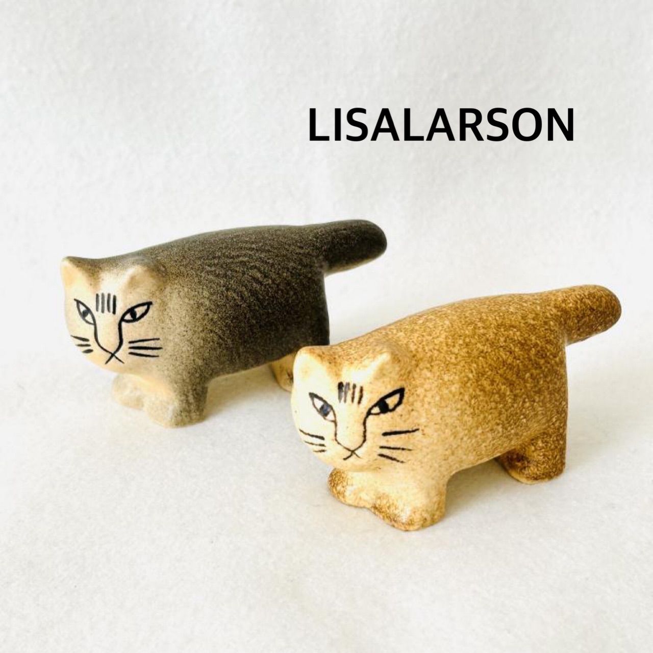 LISALARSON リサラーソン ロッタ ふたごの猫 置物 インテリア み 6460412