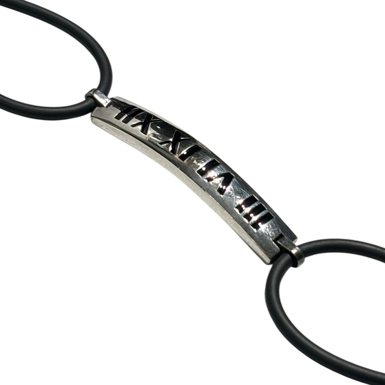 TIFFANY - CO. ティファニー Atlas Numeric Bar Bracelet アトラス ニューメリックバー ブレスレット シルバー×ブラック