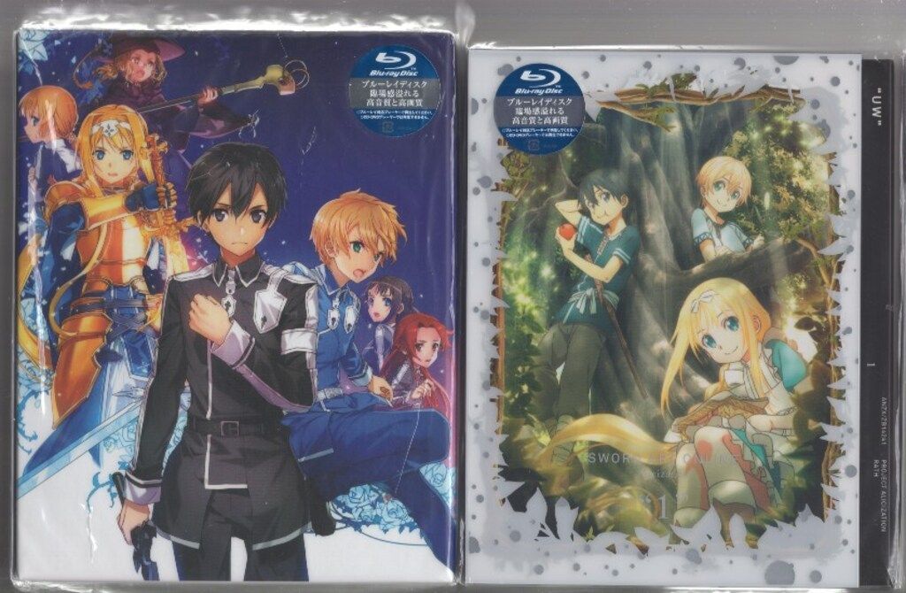 アニメBlu-ray ソードアート オンライン アリシゼーション 完全生産 版 全8巻 セット