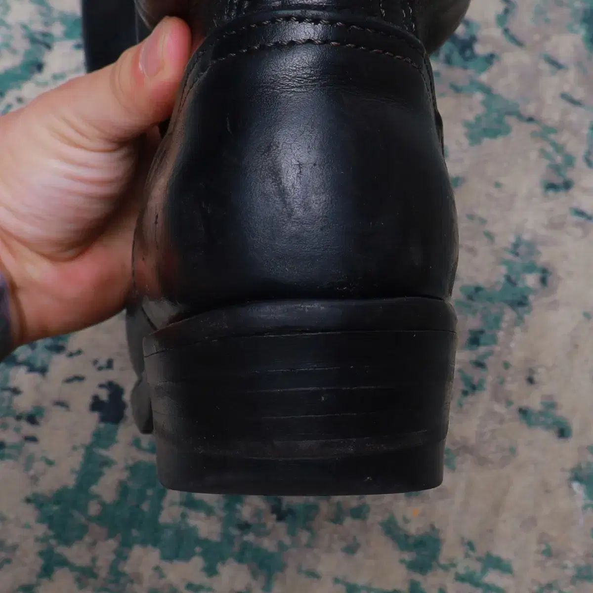 エンジニアブーツ ブラック