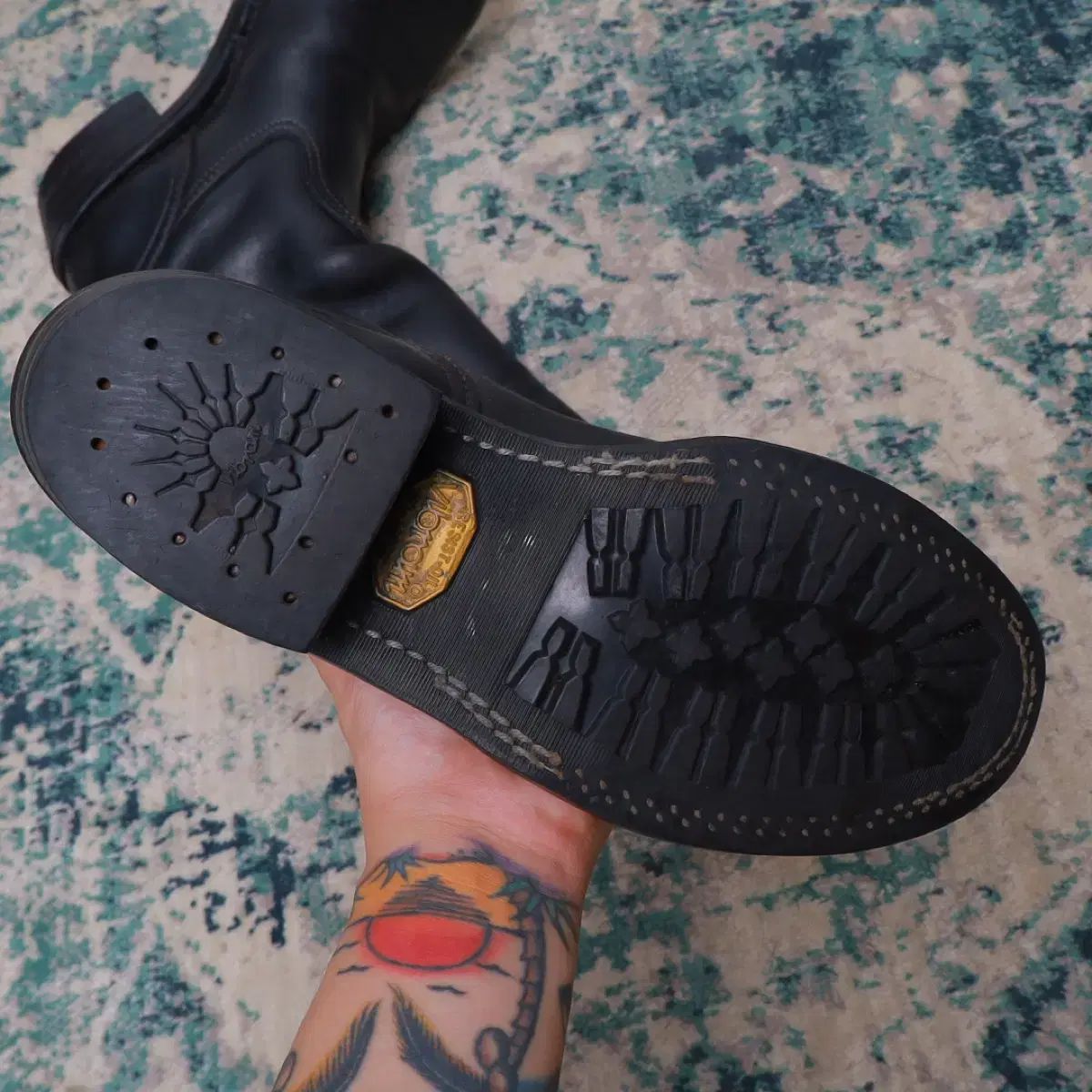 エンジニアブーツ ブラック