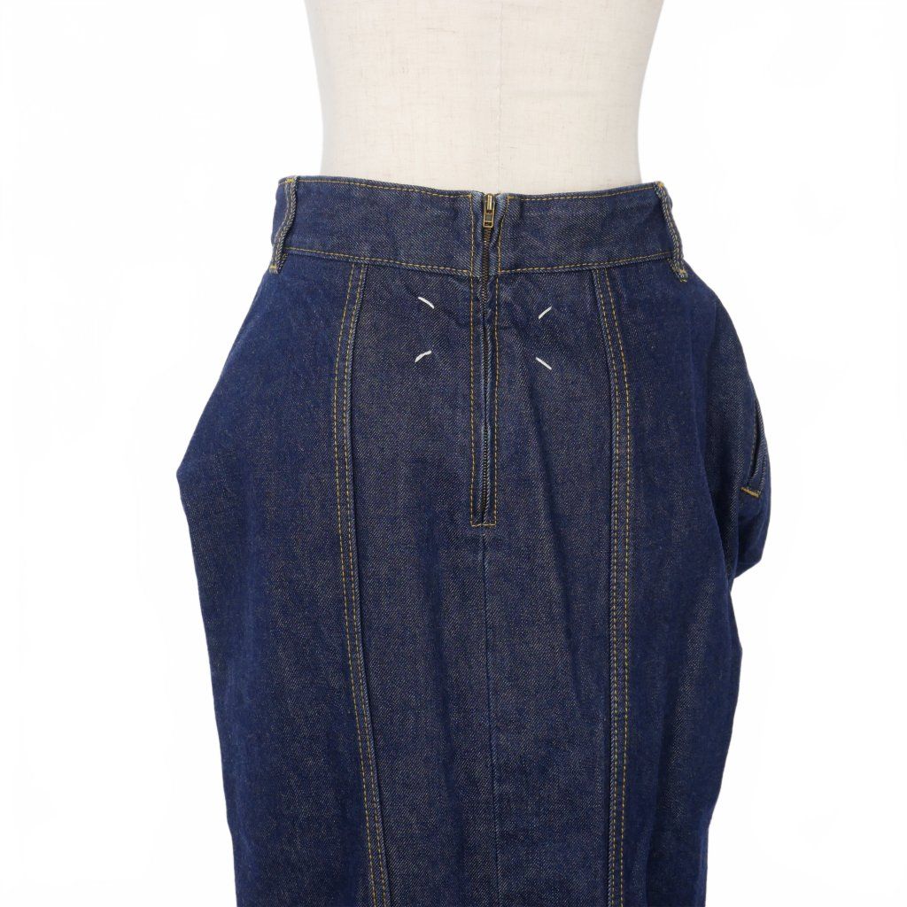 メゾンマルジェラ Maison Margiela 23AW プリーツ デニムスカート