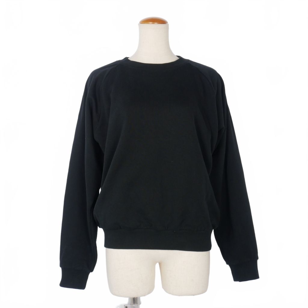 ザロウ THE ROW クルーネック スウェット トレーナー S 黒 ブラック 6323 K290