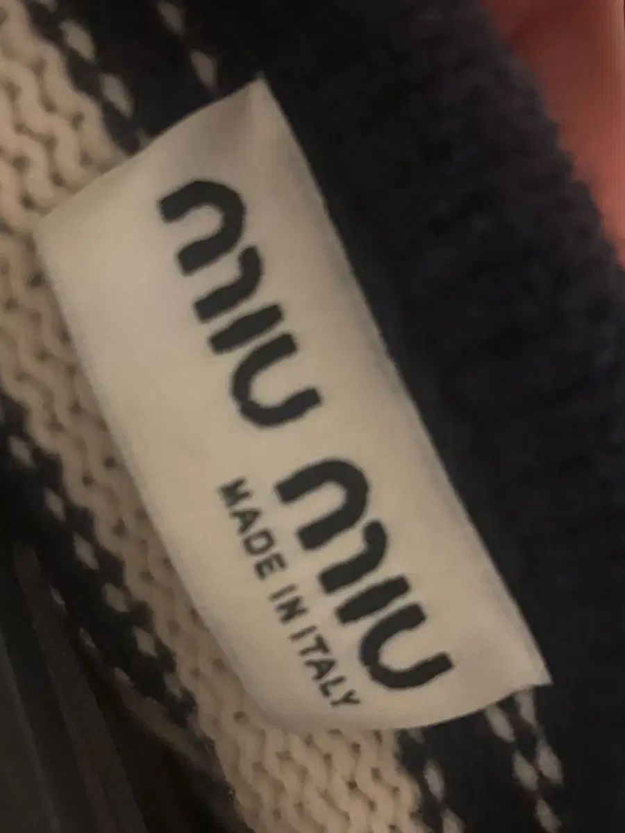  ミュウミュウ ストライプ ニット カーディガン 長袖 カーディガン ボレロ アンサンブル