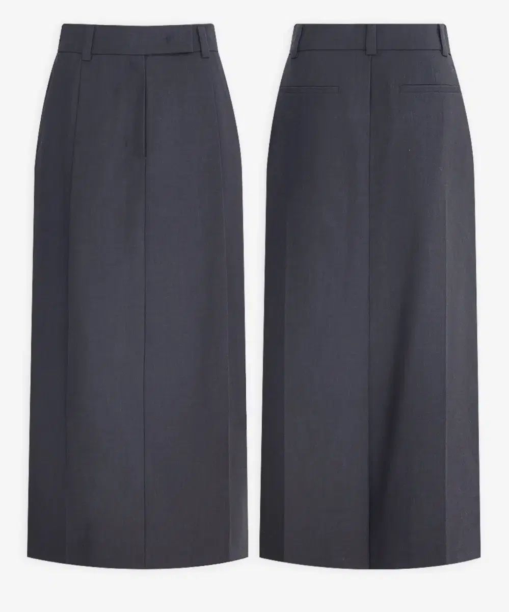 aroundyur クチ マキシ スカート チャコールs