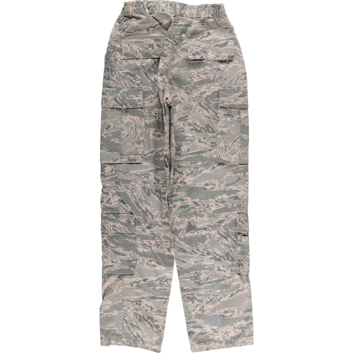 古着 米軍実品 USAF 迷彩柄 ミリタリー カーゴパンツ レディースL w28 相当 eaa600232