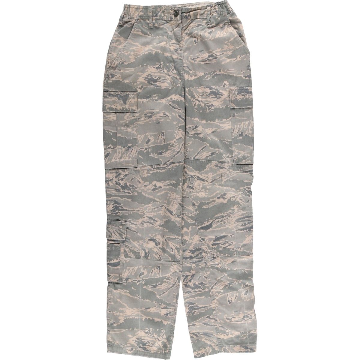 古着 米軍実品 USAF 迷彩柄 ミリタリー カーゴパンツ レディースL w28 相当 eaa600232