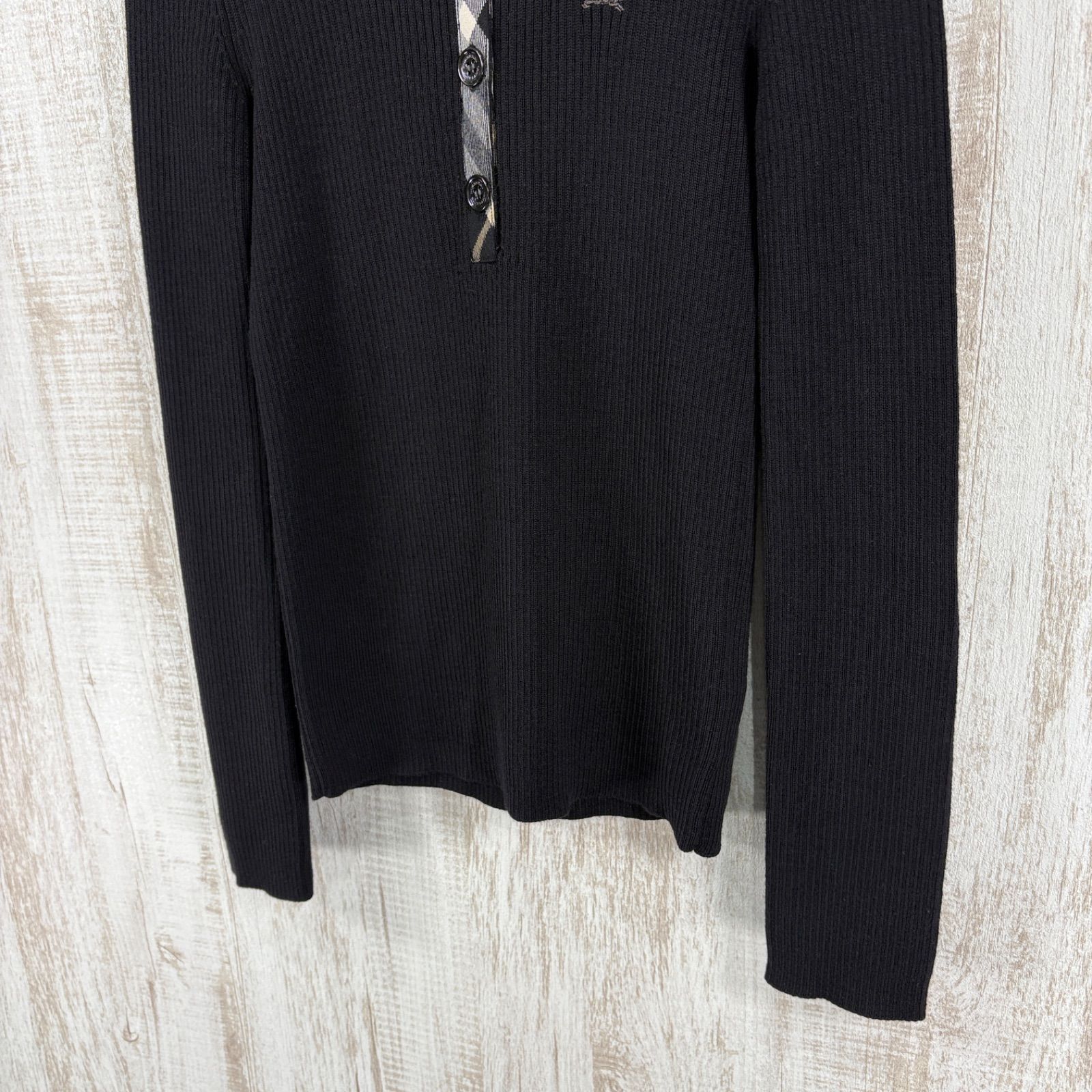 BURBERRY BLUE LABEL バーバリーブルーレーベル ホースロゴ刺繍 ノバ