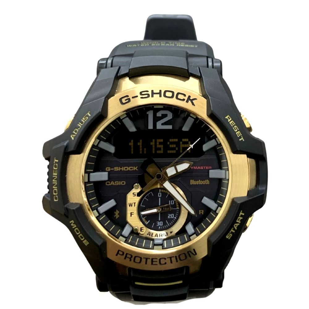 G-SHOCK CASIO ジーショック 腕時計 MASTER OF G-AIR GR-B100GB-1AJF ブラック×ゴールド き メンズ