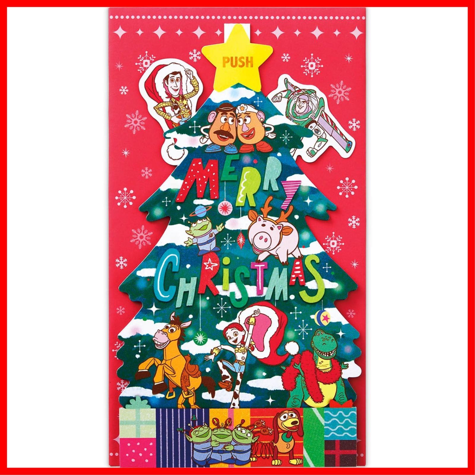 在庫限定】トイ・ストーリー オルゴールカード ツリー クリスマス