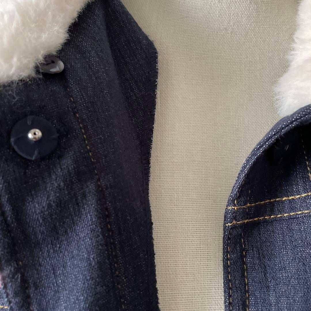 スーパービューティー superbeauty 花柄 ジャケット 刺繍 ファー fur