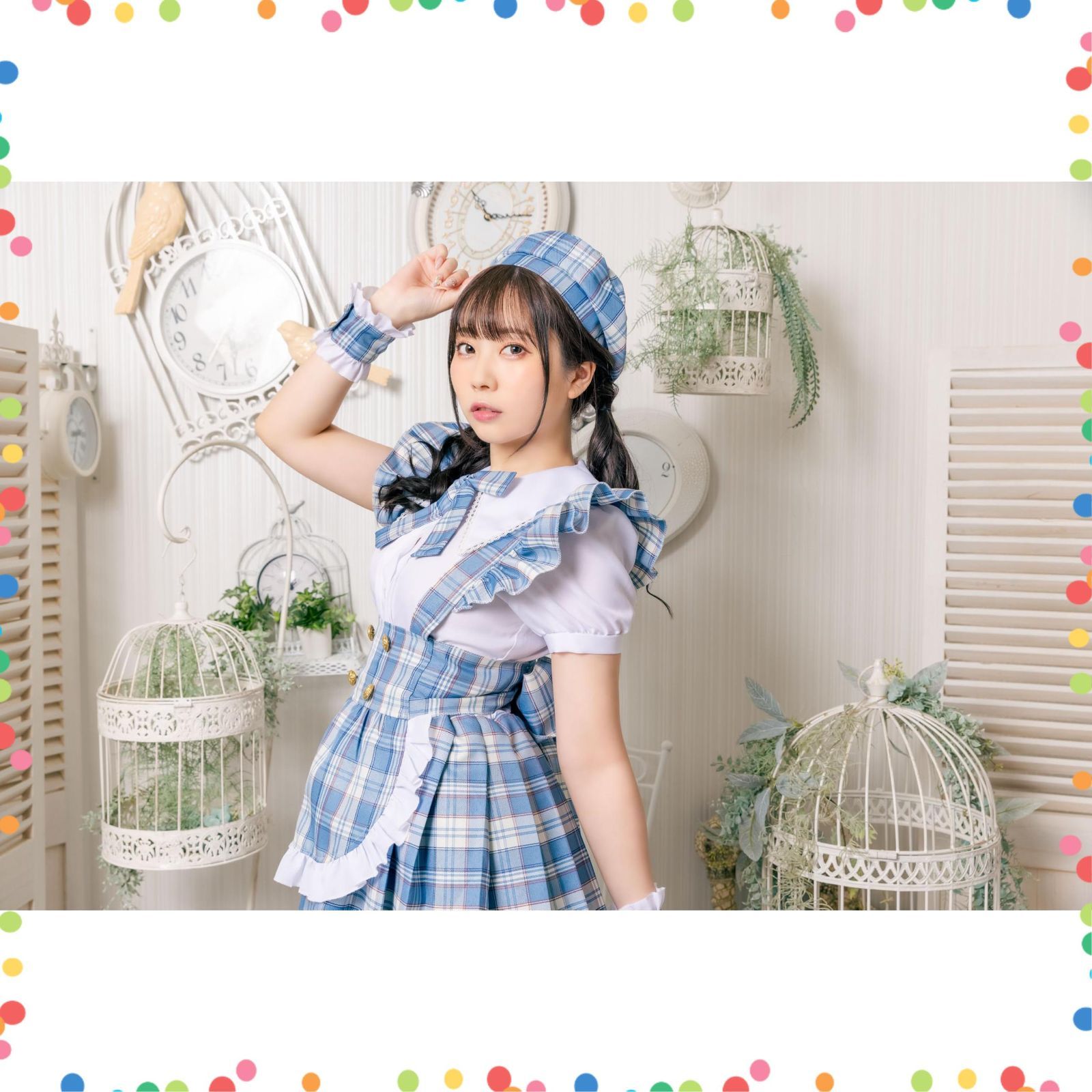 クリアストーン Clearstone リリカルパレット コスプレ ハロウィン アイドルチェックメイド レディース ブルー WWW_OPDRERGINERDOGAN_COM