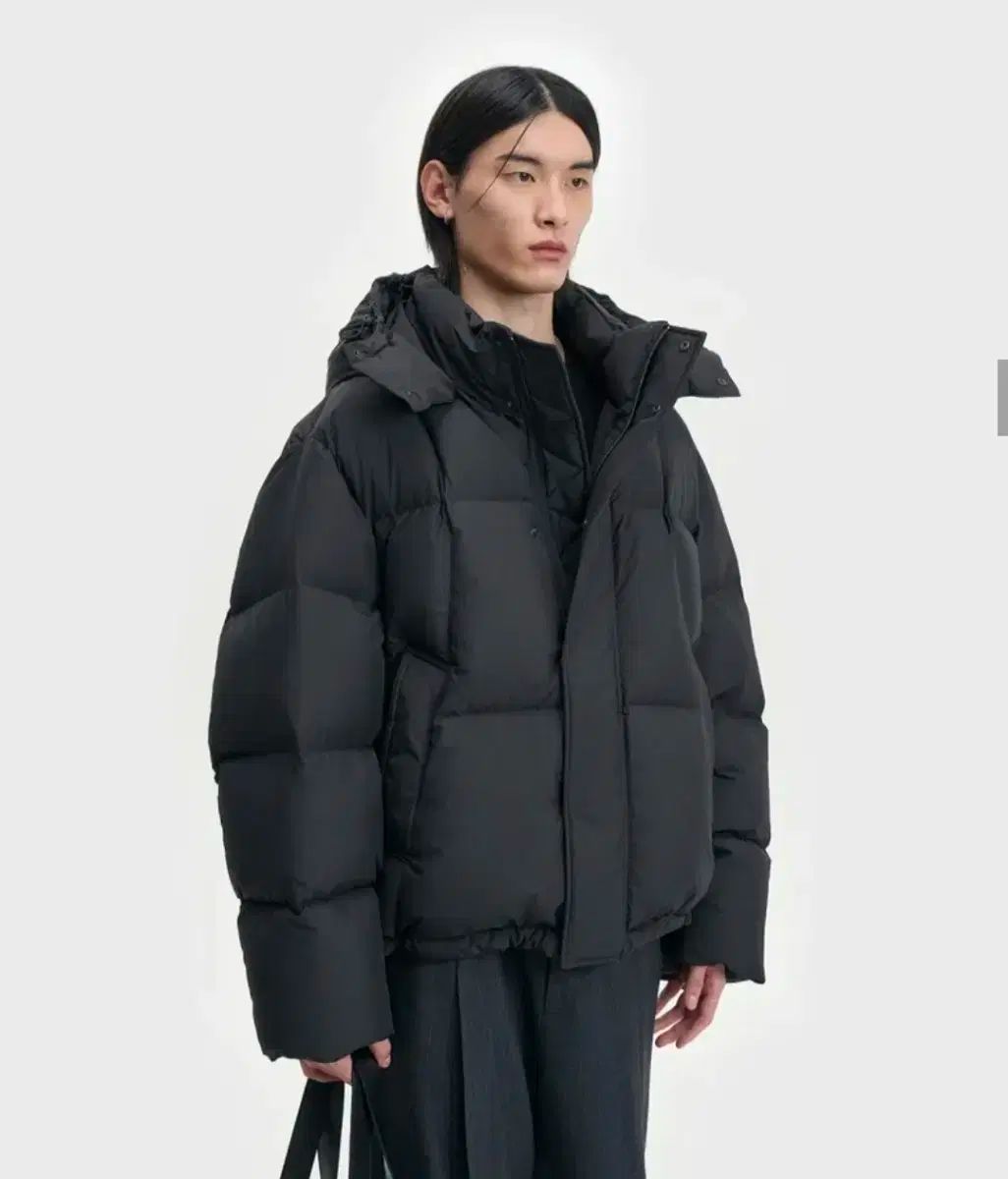 25FW BELIER ベルリエ クロスLINE フーディー グースダウン ブラック