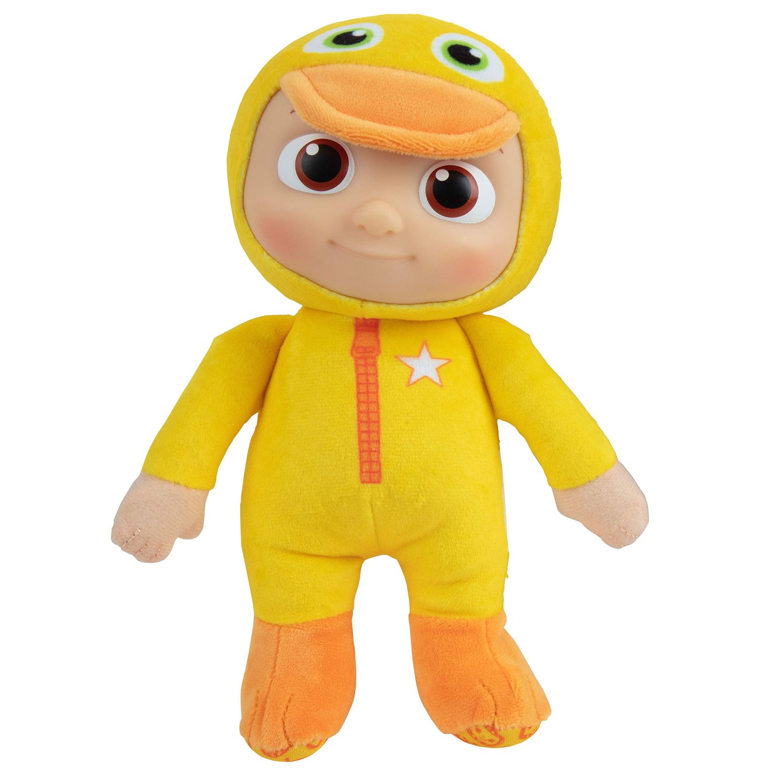 CoComelon 8インチ JJ 子犬とアヒルのぬいぐるみ パック - ライセンス商品 柔らかい動物のぬいぐるみ ホリデー ストッキングスタッファー 子供 男の子 女の子 幼児 未就学児へのギフトに 18歳以上 子犬とアヒル