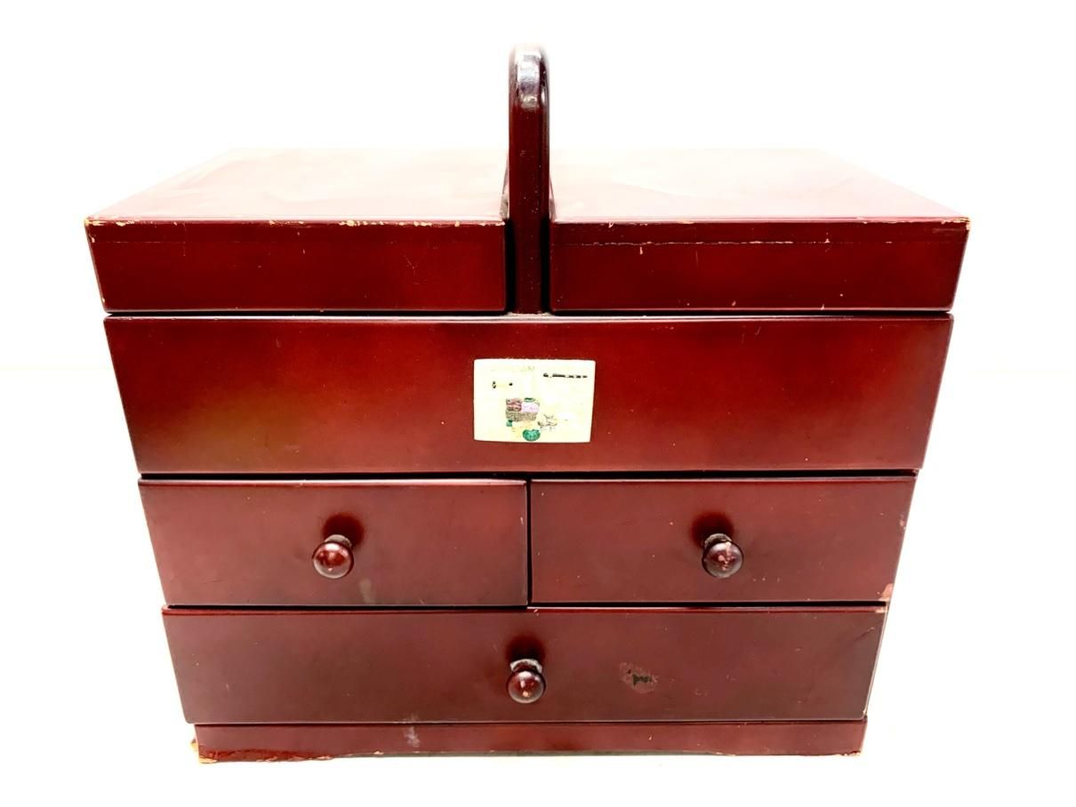 年代物、貴重品、小物入れ3/18まで 美品 小箪笥 木製 小物入れ