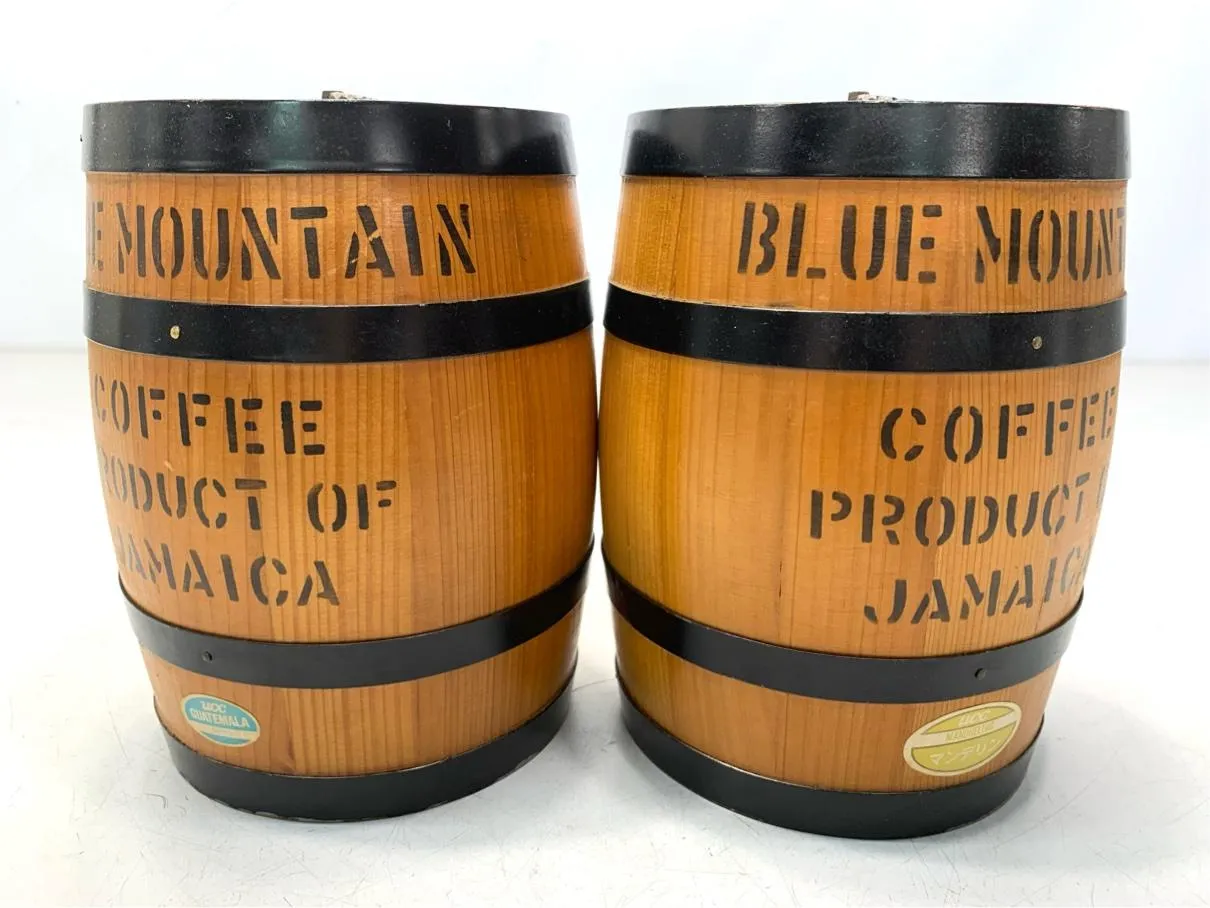 【美品】BLUE MOUNTAIN ブルーマウンテン コーヒー 樽　Ｌサイズ 美品】BLUE MOUNTAIN ブルーマウンテン コーヒー 樽 Lサイズ - メルカリ