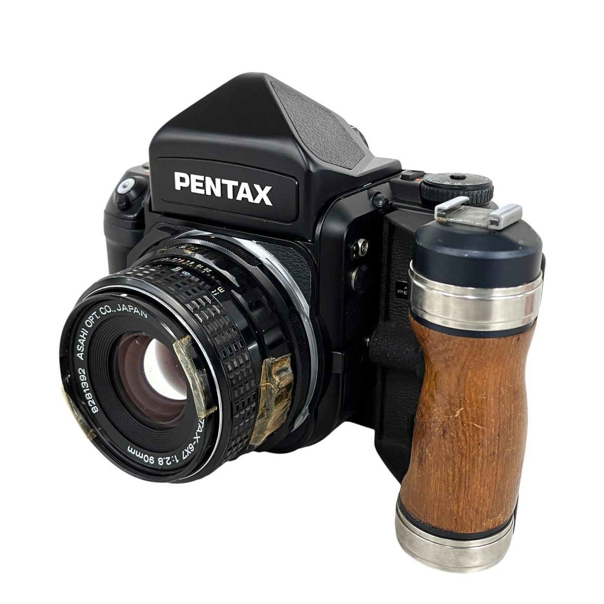 PENTAX 67II ボディ smc PENTAX 6×7 90mm F2.8 レンズ 中判フィルムカメラ ペンタックス ジャンク Y10623448
