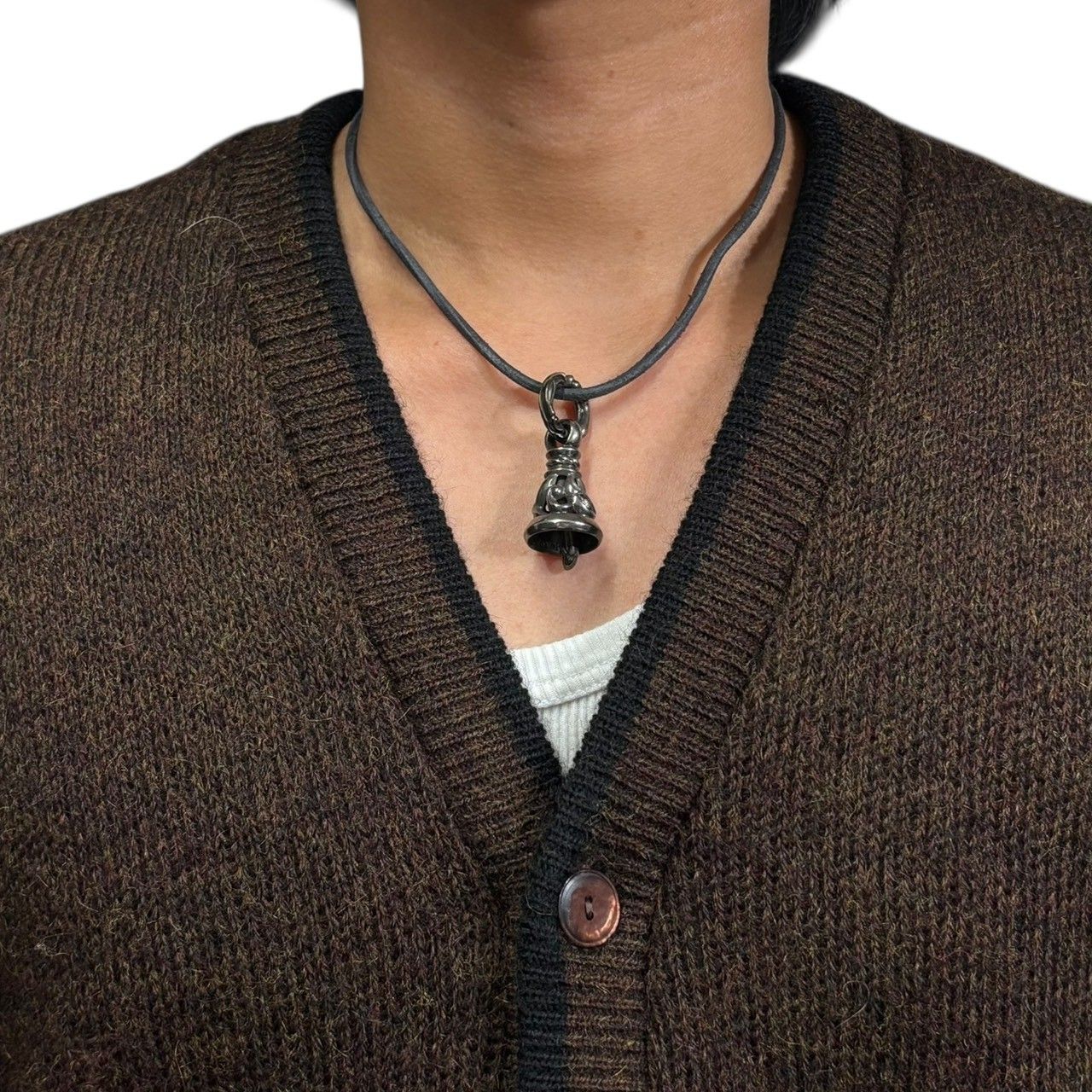 LONE ONES ロンワンズ 10 th anniversary Blackout Edition Crane Bell Pendant Top Leather Choker Set 10周年記念 クレーンベル ペンダントトップ レザー