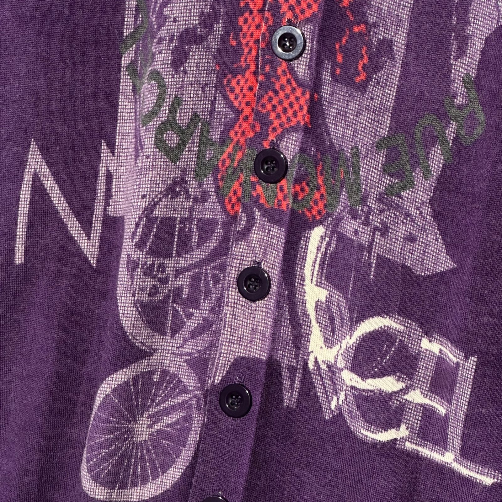 トップス 00s Marithe + Francois Girbaud cardigan MARITHE FRANCOIS GIRBAUD(マリテフランソワジルボー) 00's Trompe l