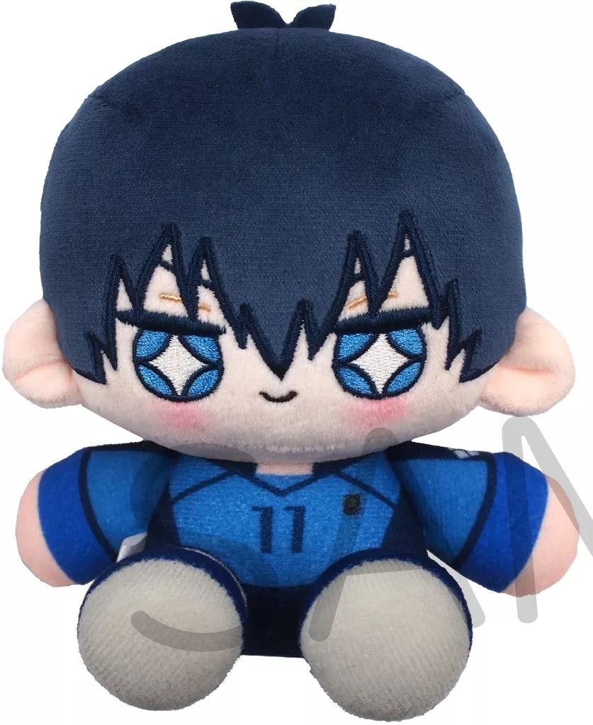 中古】キーホルダー 潔世一 ミニおすわりたぴぬい Vol.1 「ブルー