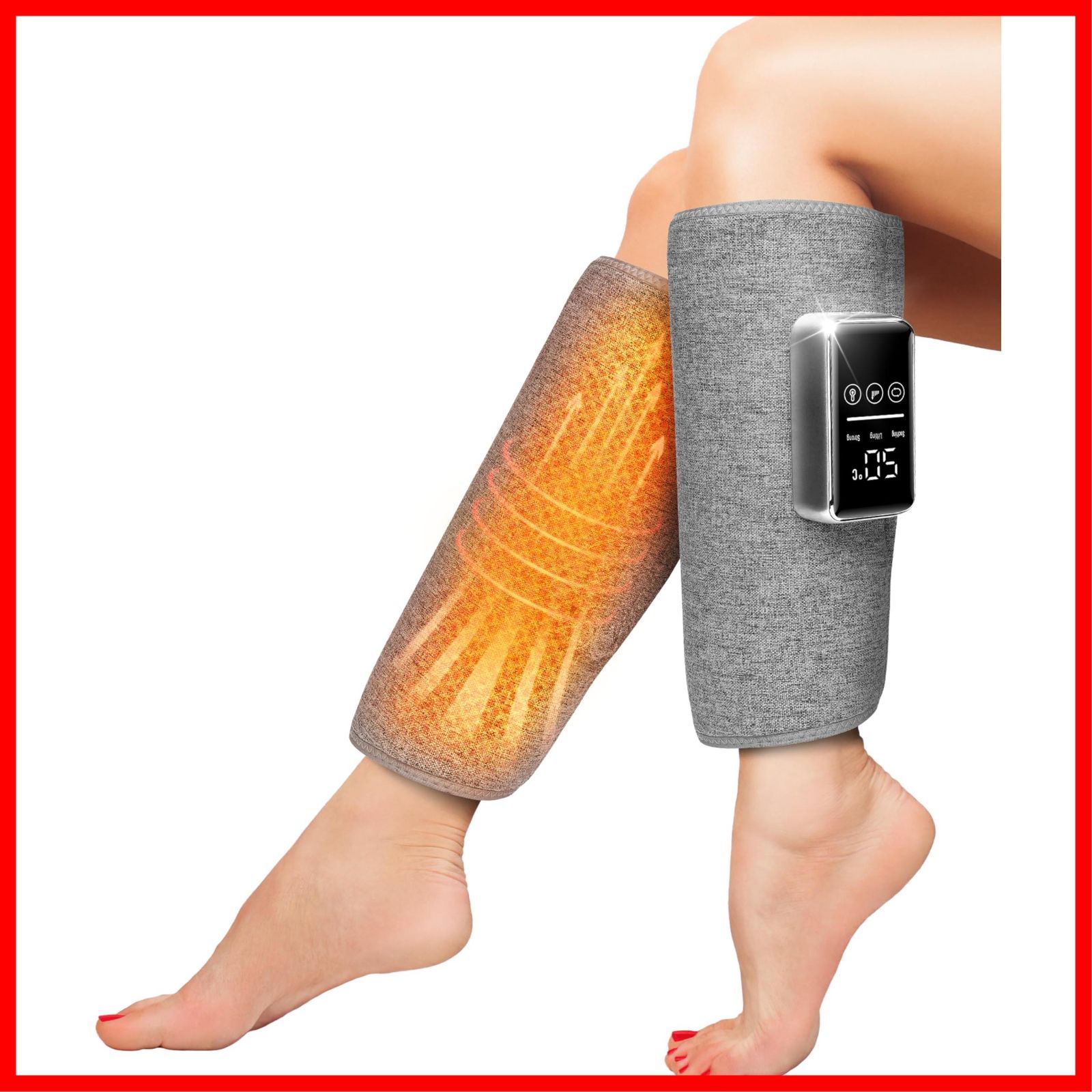 運動後 座り仕事 立ち仕事 長時間の歩きなどに男女適用 150分連続使用 父の日 操作簡単 空気圧 母の日 エアーレッグリラックス サイズ幅調整可 コードレス 敬老の日 軽量 20分自動オフ クリスマス 温熱ケア レッグケア 誕生日 360°全包