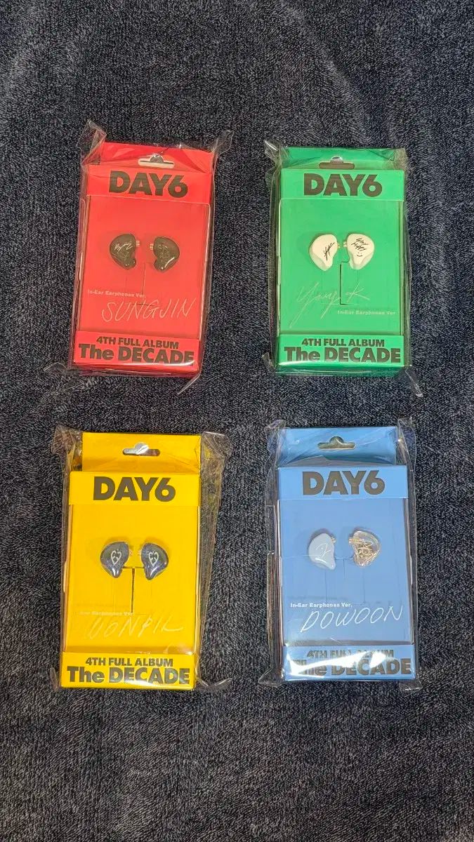 DAY 6 デイシックス ソンジン SUNGJIN ヨンケイ Young K ウォンピル WONPIL ドウン DOWOON インイヤー おまけ 私はたくさん夢を見る