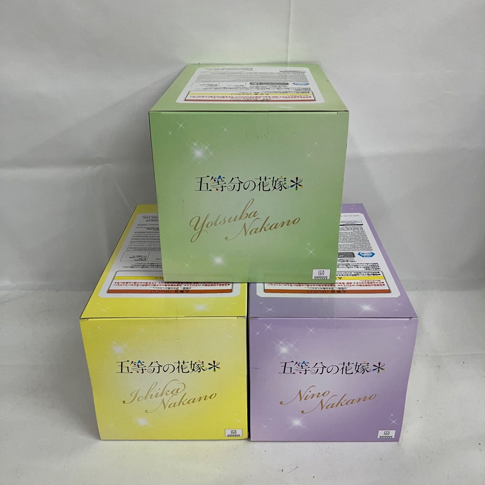 未開封 五等分の花嫁 アニメ原画展 中野一花 中野ニ乃 中野四葉 6個