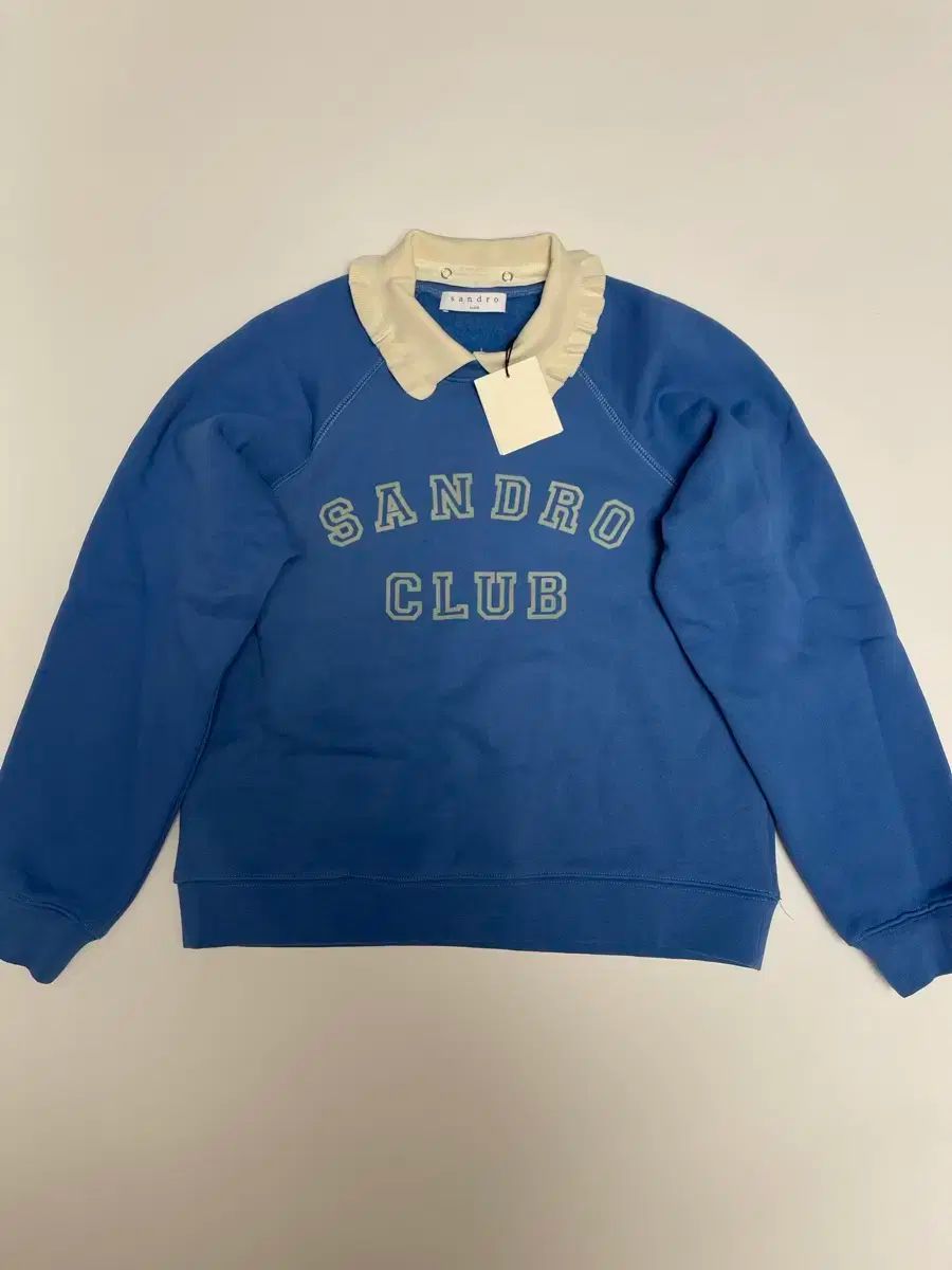 サンドロ クラブ ブルー スウェット Tシャツ