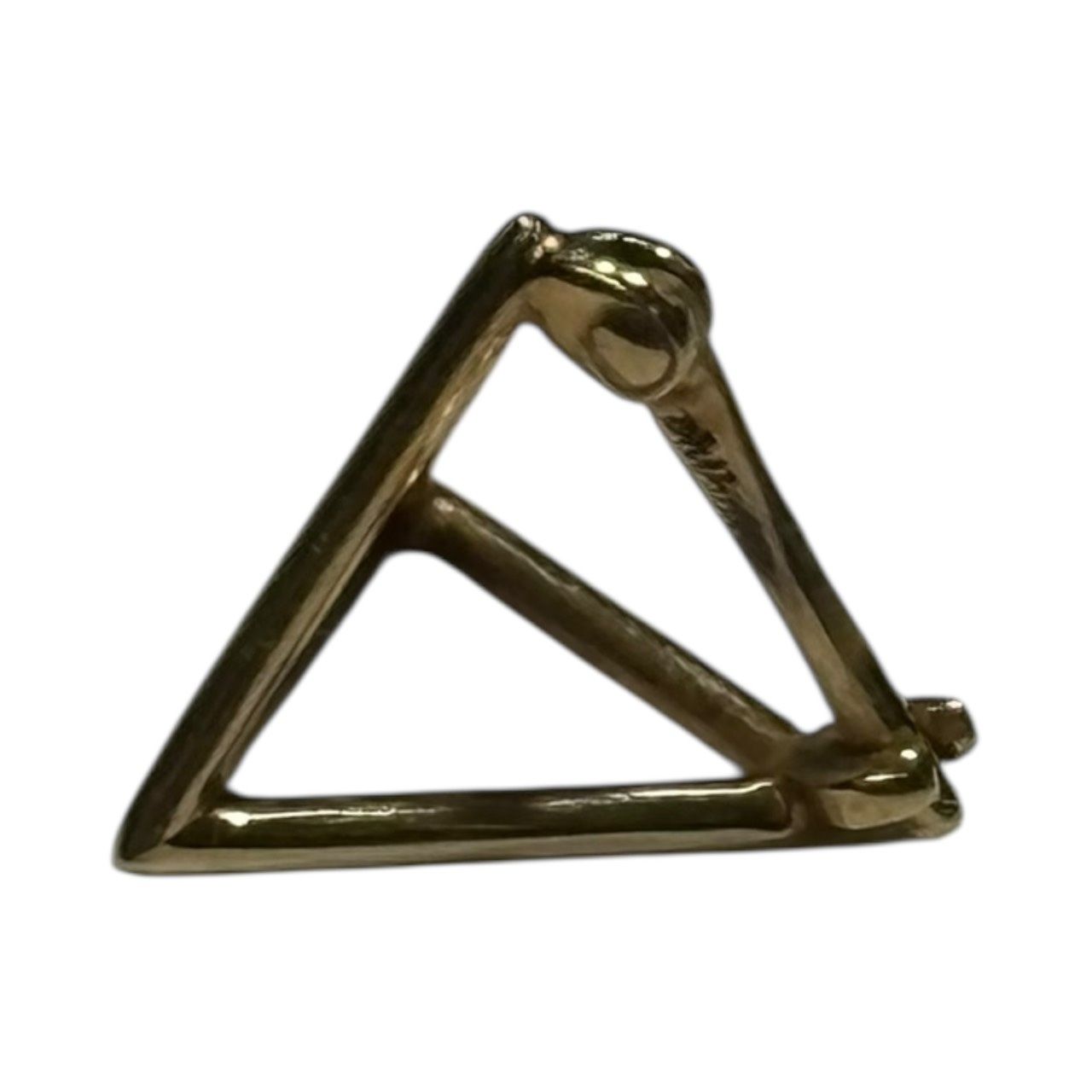 SHIHARA(シハラ) K18YG TRIANGLE PIERCE 10 トライアングル ピアス