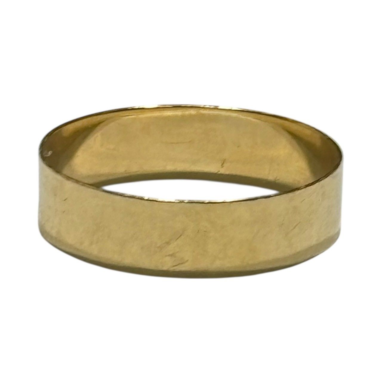 SHIHARA(シハラ) K18 Plate Ring 5.0 プレート リング 15号 ゴールド