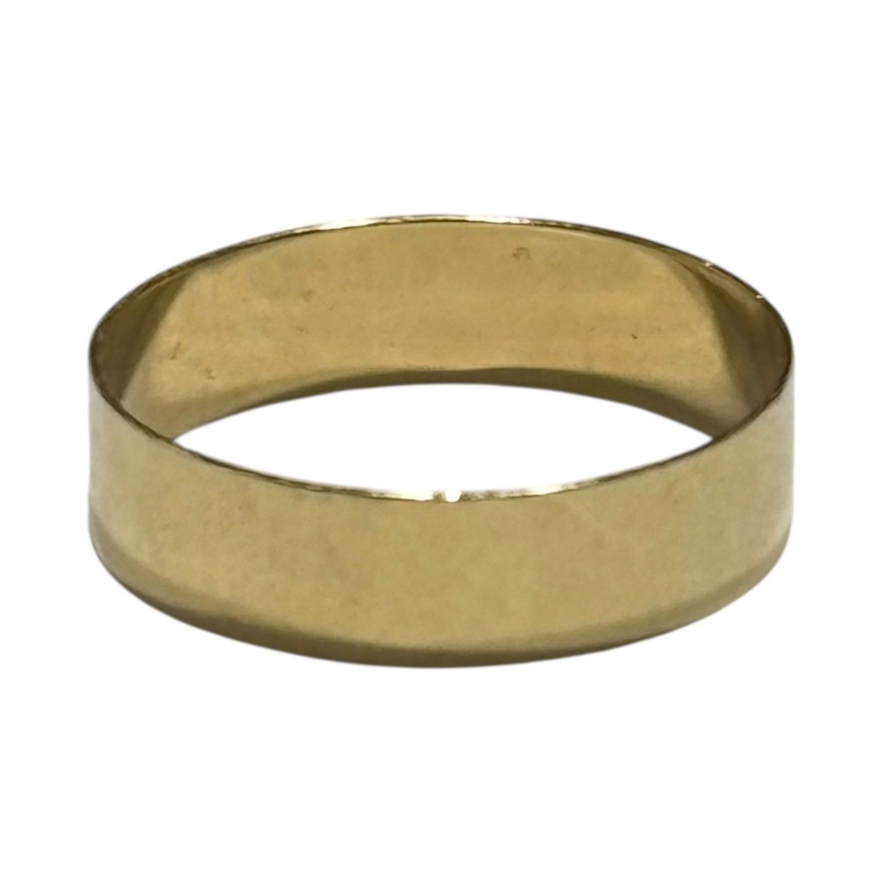 SHIHARA(シハラ) K18 Plate Ring 5.0 プレート リング 15号 ゴールド