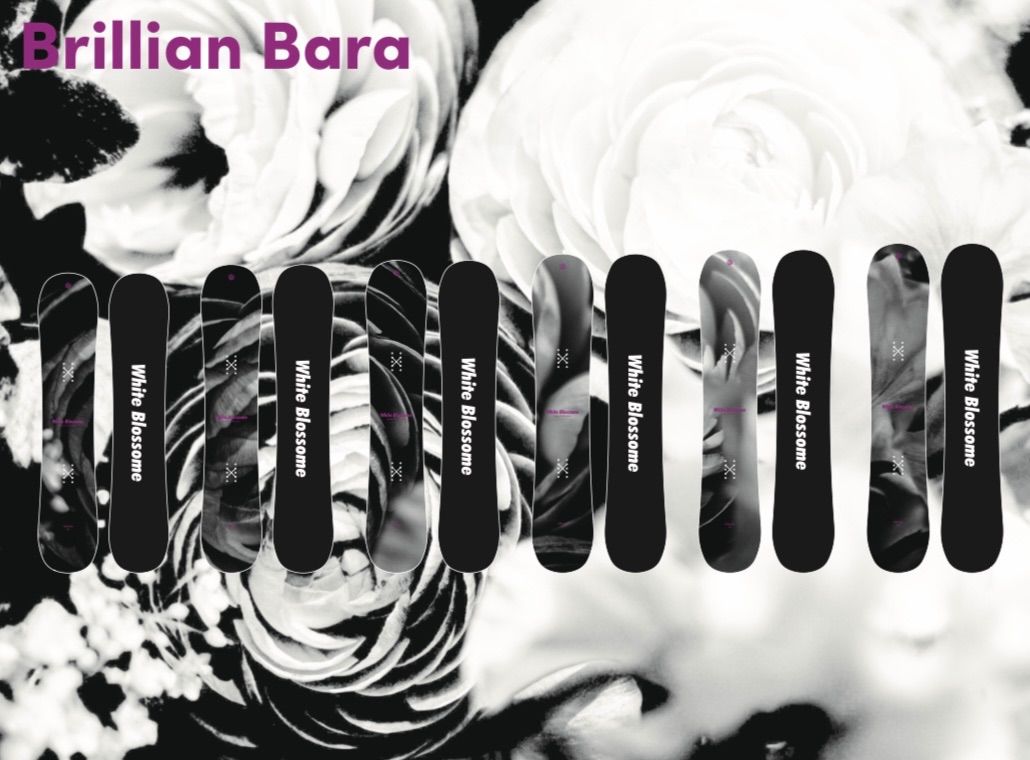 25-26 White Blossome Brillian Bara