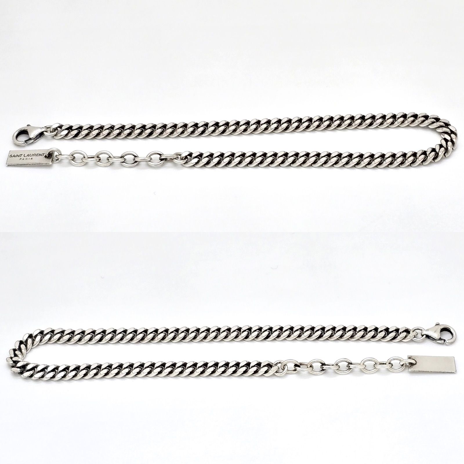 SAINT LAURENT PARIS サンローランパリ チェーン ブレスレット 喜平