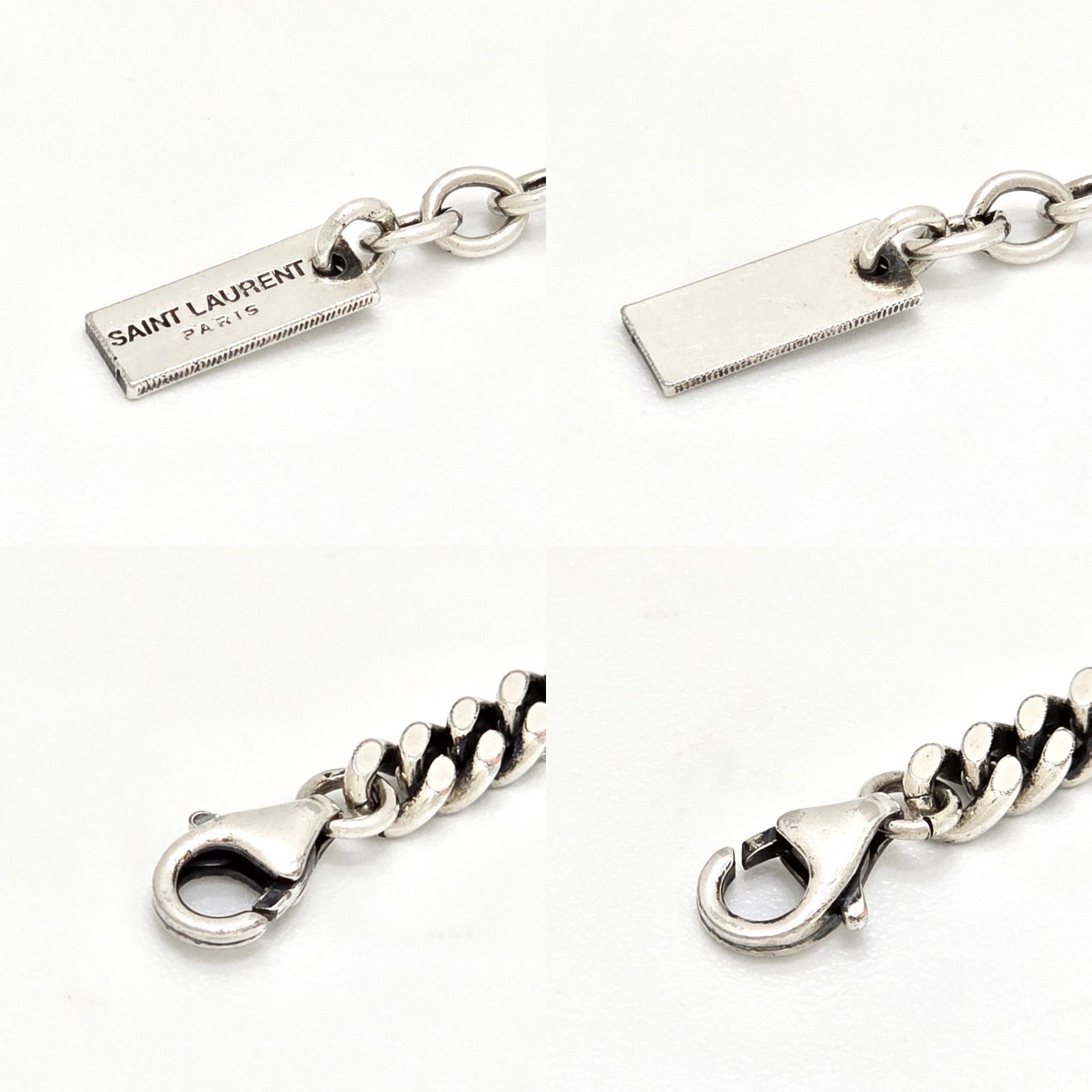 SAINT LAURENT PARIS サンローランパリ チェーン ブレスレット 喜平