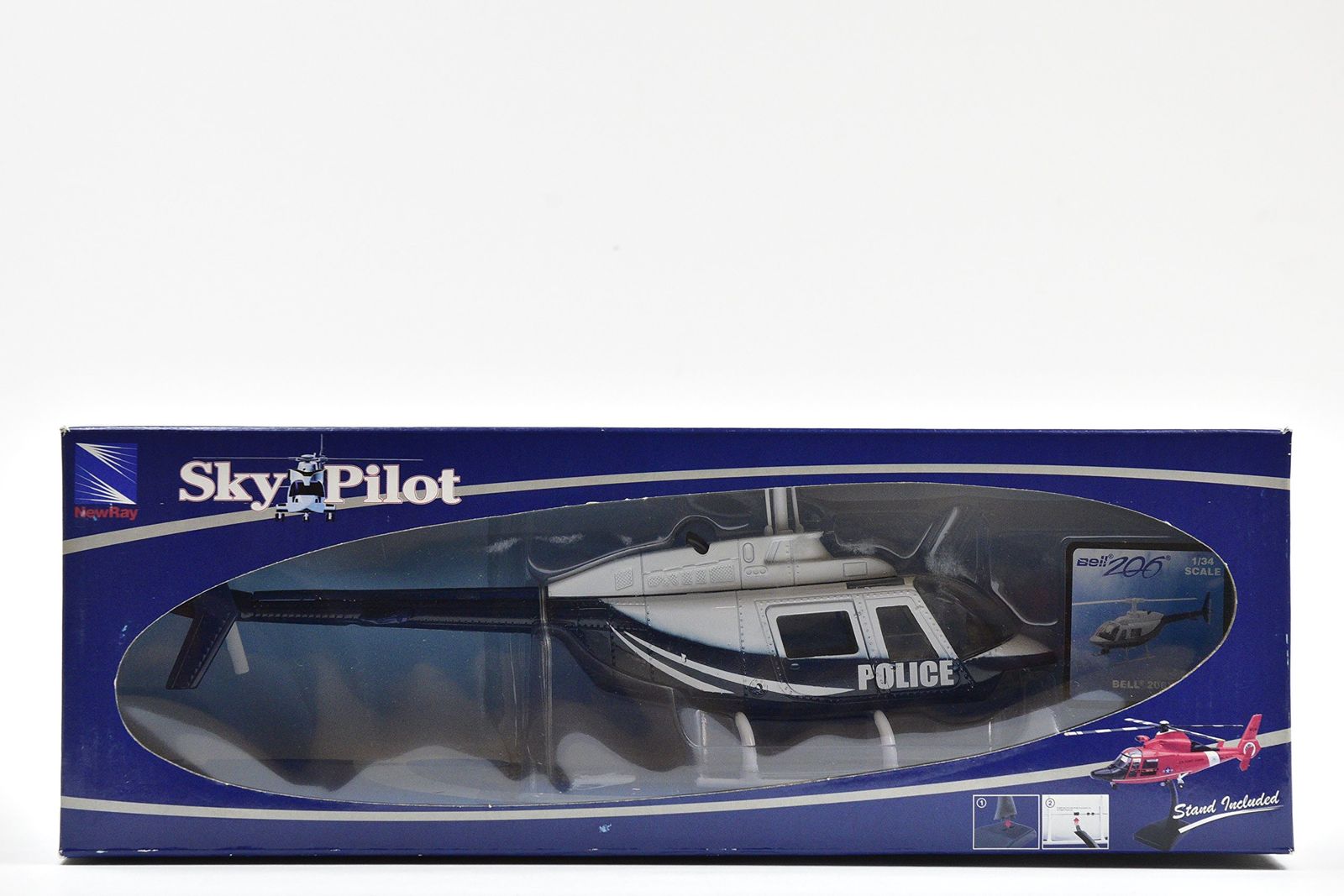 NEW RAY 26073A 1 34 Bell 206 Police by New Ray