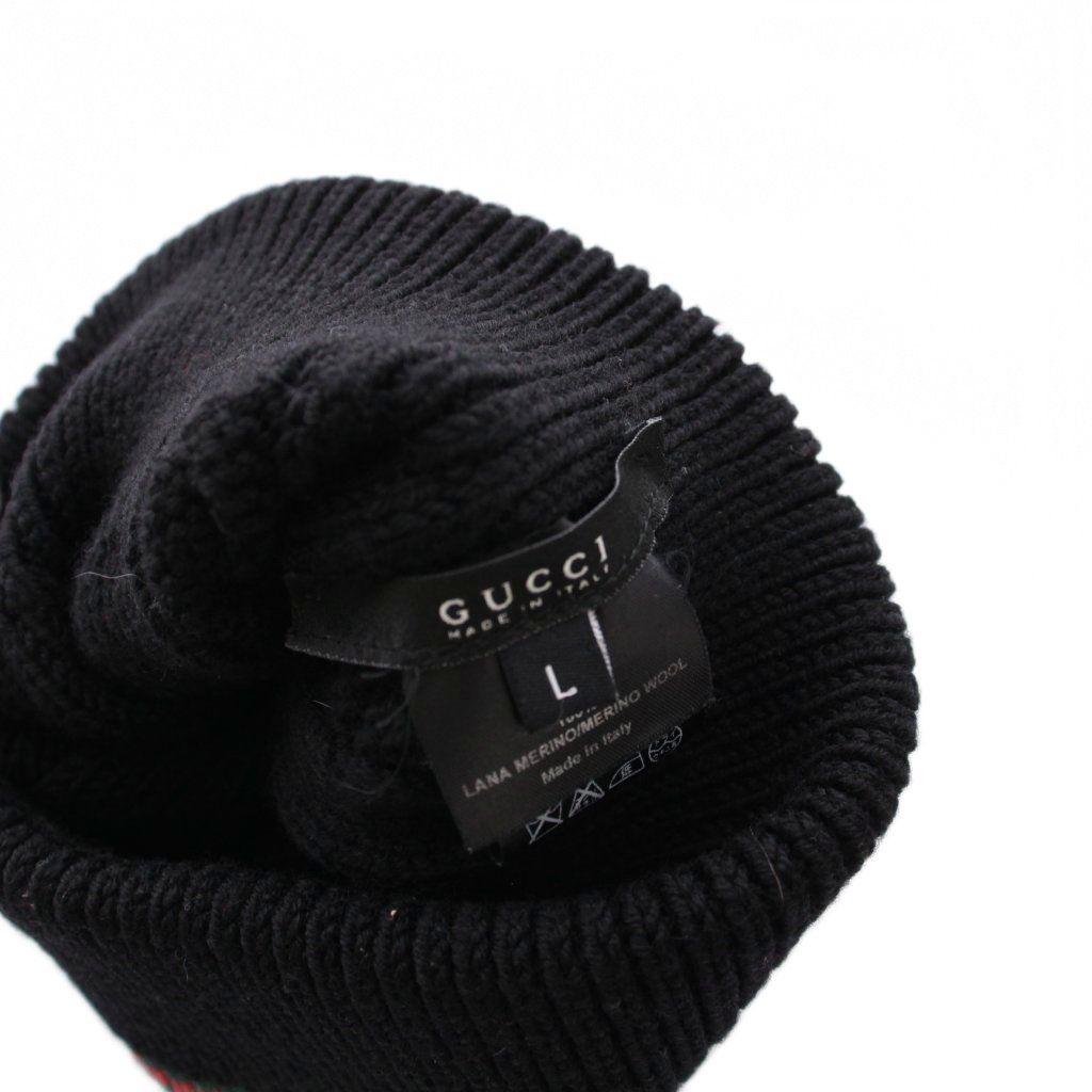 グッチ GUCCI シェリーライン ニット帽 帽子 ビーニー ニットキャップ