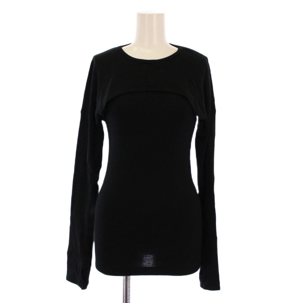 オーバーニース OVERNEATH 2点セット カットソー 長袖 タンクトップ S 黒 BM