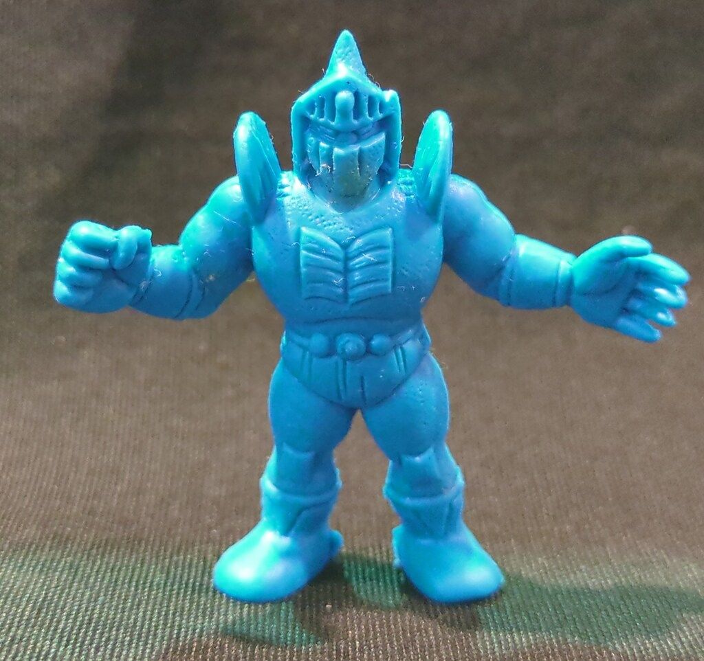 バンダイ キン消し レギュラー パート020 283ロビンマスクE 青色