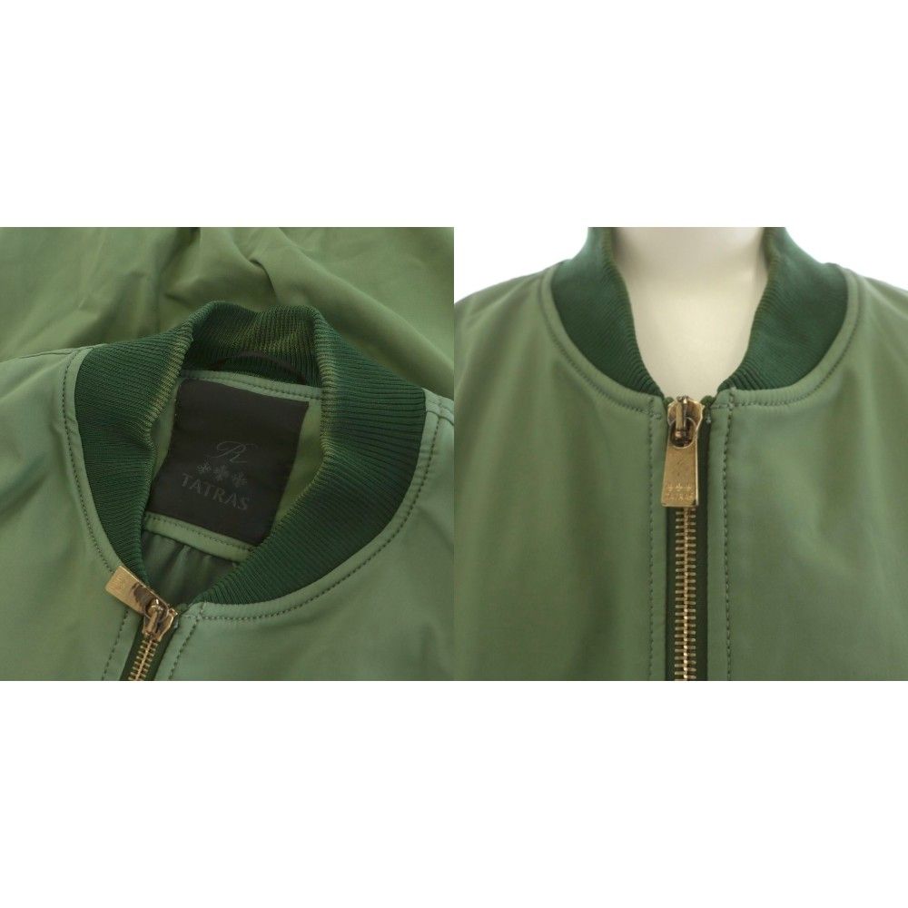 極美品 TATRAS MA-1 フライトジャケット カーキ サイズ4 極美品 TATRAS